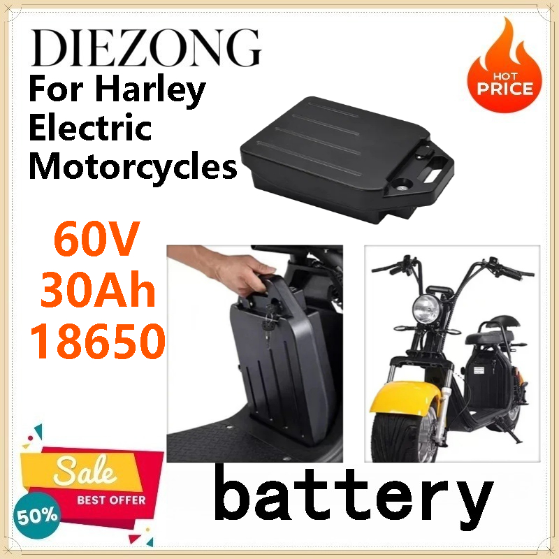60V 30Ah Electric Scooter Battery - 60V 30Ah Çıkarılabilir Lityum Pil Paketi,