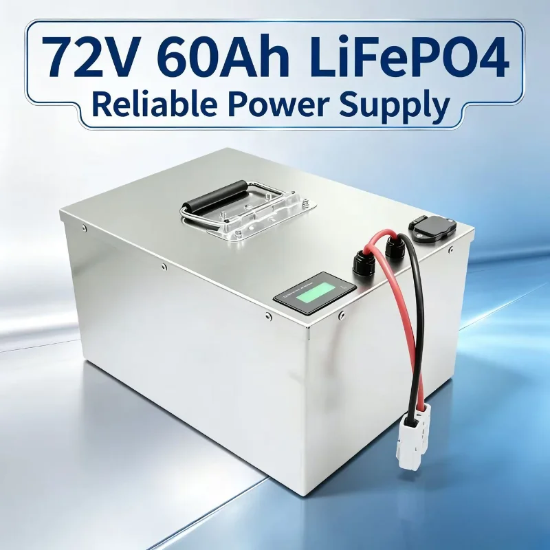 72V LiFePO4 Batarya, 60Ah, Blu - 72V 60Ah Lifepo4 Battery Pack incelemesi ve fiyatı
