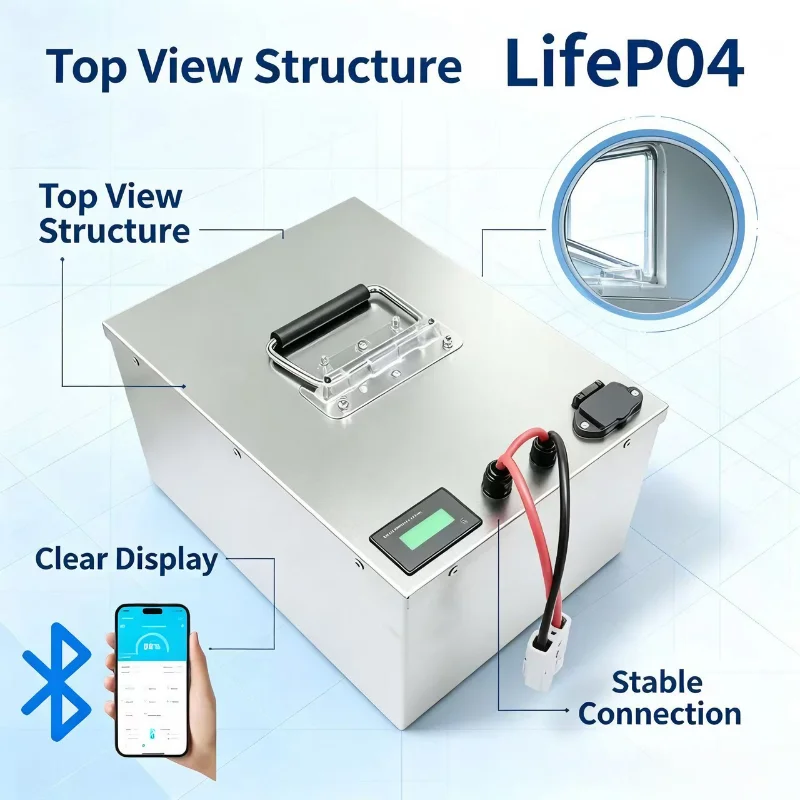 72V LiFePO4 Batarya, 60Ah, Blu - 72V 60Ah Lifepo4 Battery Pack incelemesi ve fiyatı